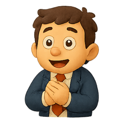 期待する大吉くん