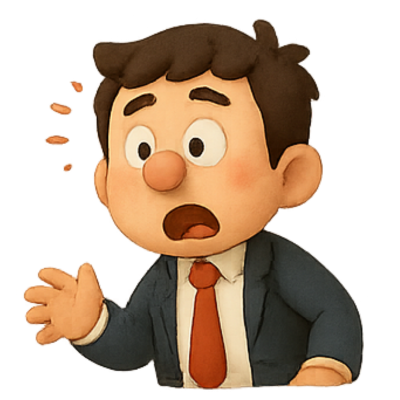 驚く大吉くん